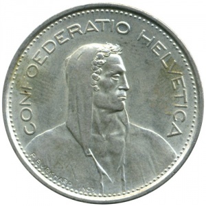Schweiz 5 Franken - Obverse