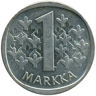 1 Mark , Finnland