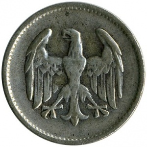 Németország 1 márka 1925 - reverse