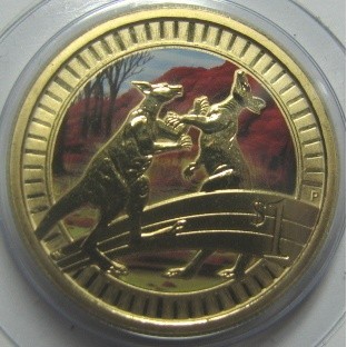 1 dolar , Australia (Animale Atlet - Cangur)