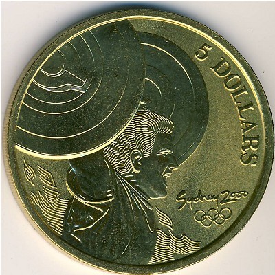 5 dolarů , Austrálie (Vzpírání)