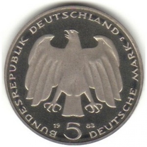 Deutschland 5 Mark - Obverse