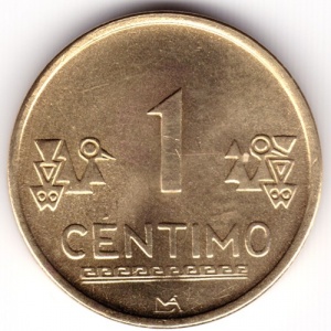 Peru 1 centimo 2002 - reverse
