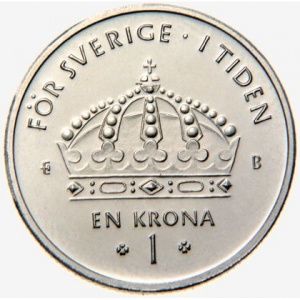 Schweden  1 Krone - Reverse