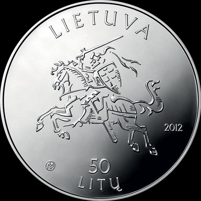 50 Litas , Litvánia (150. Évforduló - Maironis születése)