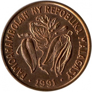 Madagaskar  10 Franken - Obverse