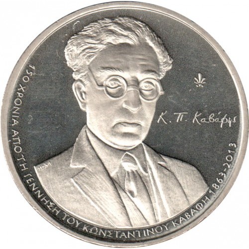5 euro , Grecja (150 rocznica urodzin - Konstandinos Kawafis)