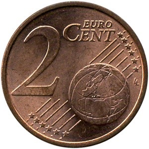 Alemanha 2 cêntimos de euro 2016 - reverse