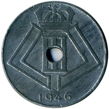 10 centimes , Bèlgica (Llegenda "BELGIE - BELGIQUE")