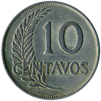 10 centavos , Peru