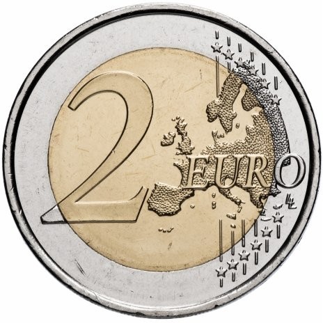 2 Euro , Spanien (50. Geburtstag von Felipe VI. von Spanien)