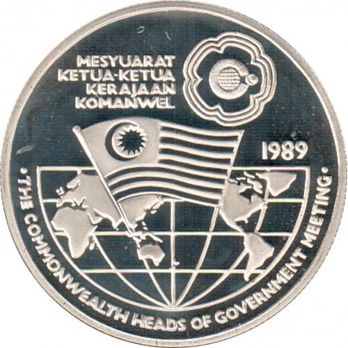 25 ringgit , Malásia (Reunião dos Chefes de Governo da Commonwealth)