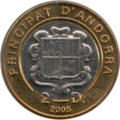 2 diners , Andorra (Mort del Papa Joan Pau II)