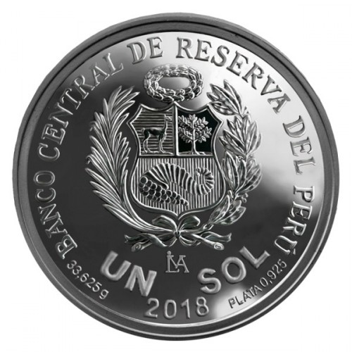 1 سول , پرو (450th Anniversary - First Coins of the Mint of Lima)