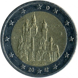 Vokietija 2 eurai 2012 - obverse