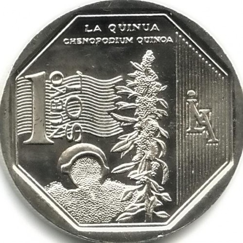 1 nuevo sol , Peru (Natural Resources of Peru - Quinoa)