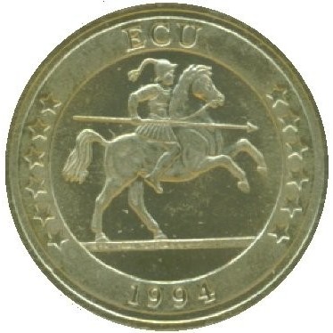 1 ECU , Spagna (Europa - Isole Canarie)
