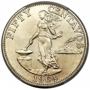 Philippinen  50 Centavos - Reverse