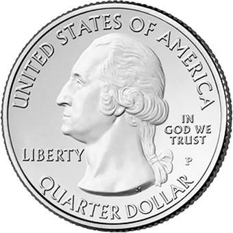 ¼ Dollar , USA (Cumberland Gap National Historical Park)