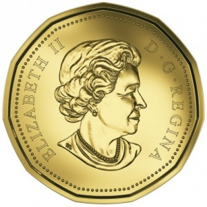 Canada 1 dollar - Obverse