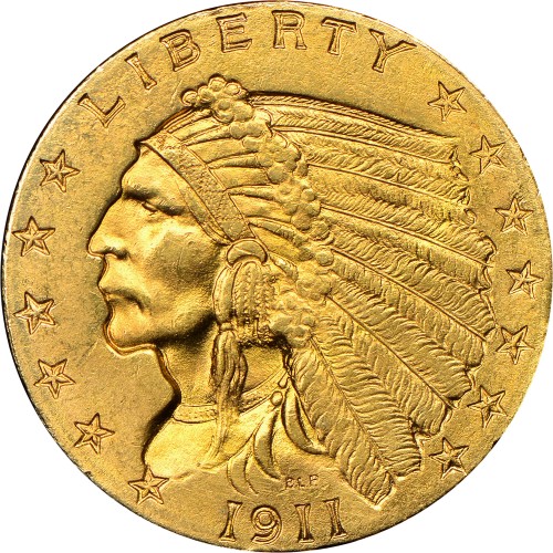 2½ Dollar , USA (Indianerkopf)