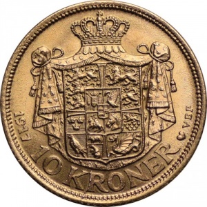 Dänemark  10 Kronen - Reverse