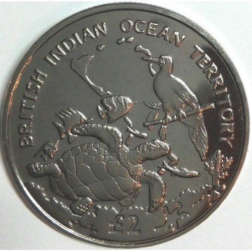 2 Pfund , Britisches Territorium im Indischen Ozean (Fauna)
