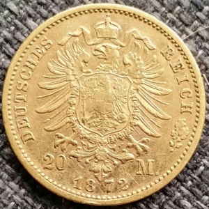 Deutsches Kaiserreich 20 Mark - Reverse