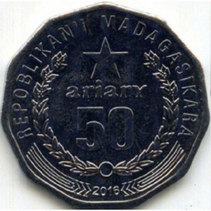 Madagaskar  50 Ariary - Obverse