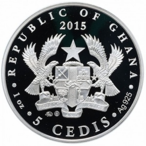 Гана 5 седи - Obverse