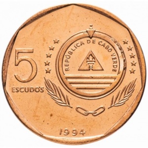 Кабо-Верде 5 эскудо - Obverse