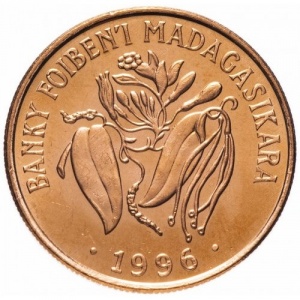 Madagaskar  10 Franken - Obverse