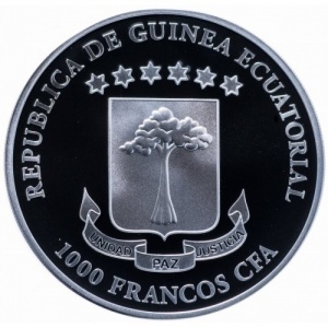 Экваториальная Гвинея 1000 франков - Obverse
