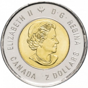 Canadá 2 dólares - Obverse