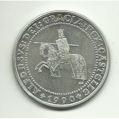 5 ECUs , Espanya (Alfons X de Castella /unc/)