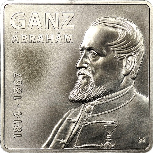 2000 forintu , Ungārija (200th Anniversary - Birth of Ábrahám Ganz)