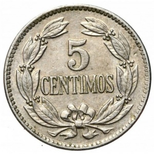 Venezuela 5 Centimos - Reverse