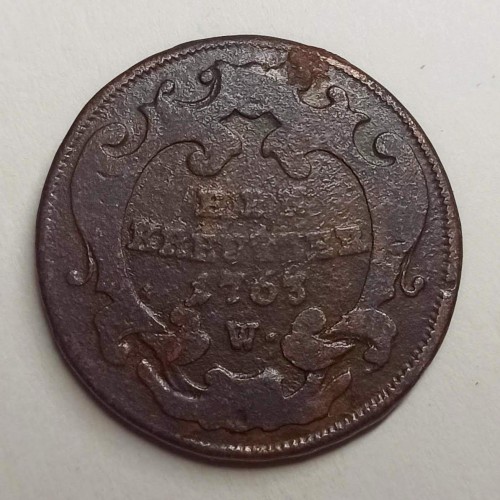 「あどゅ」1/4 1 kreuzer 1763 - Maria Theresa, Austria