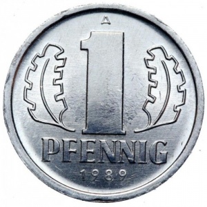 Deutschland - DDR 1 Pfennig - Reverse