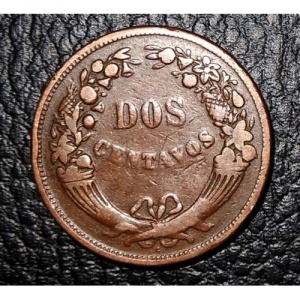 Peru 2 centavo 1920 - reverse