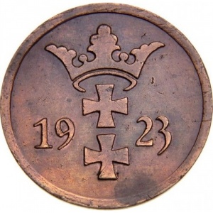 Dancigas 2 pfenigai - Reverse
