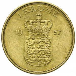 Dänemark  1 Krone - Reverse