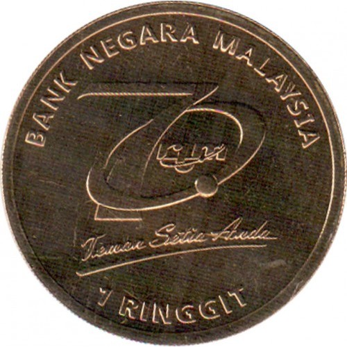 1 ringgit , Malaisie (70ème anniversaire - Radio Télévision Malaisie)