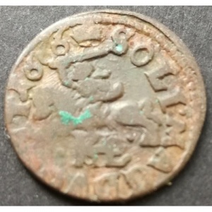 Pologne 1 solid  1666 - reverse