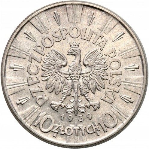 10 zlotych 1934-1939 (Silver), Poland