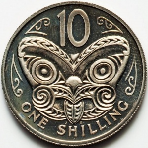Neuseeland 10 Cent - Reverse