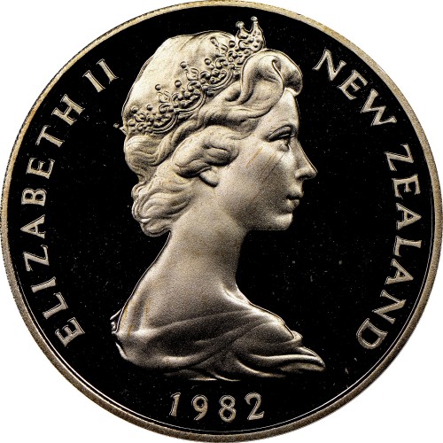 20 центов 1967-1985 - Елизавета II, Новая Зеландия
