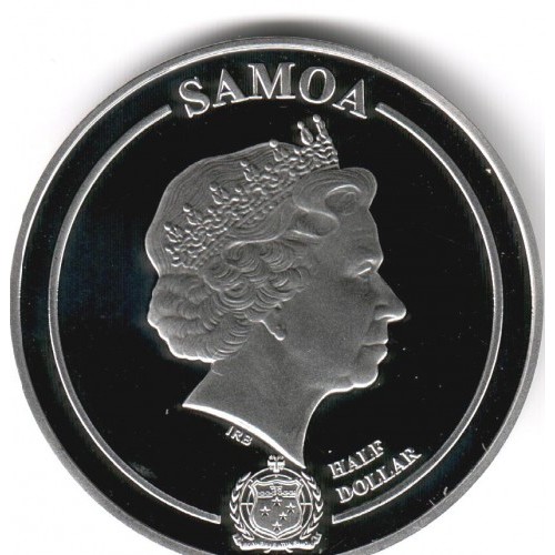 ½ dollar , Samoa (Mussol)