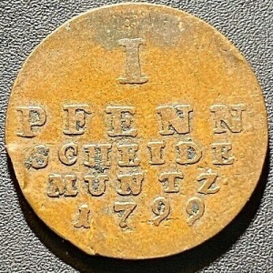 Braunschweig-Lüneburg  1 Pfennig - Reverse