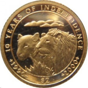 Namíbia 2 dollars - Reverse